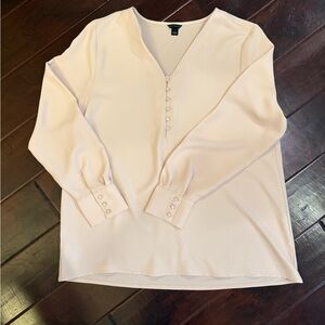 Ann Taylor Soft Cream Blouse